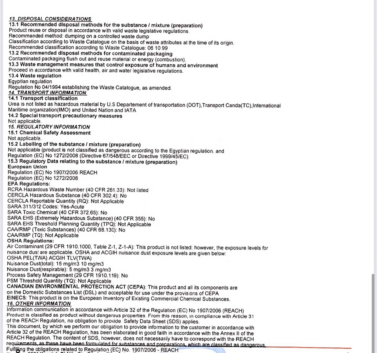 Safety Data Sheet - Page 6